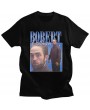 Funny Robert Pattinson Standing Meme T Shirt Men Pre-shrunk Cotton Tee Tops Rob Tshirts Short Sleeved Fashion T-shirt Merch