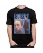 Funny Robert Pattinson Standing Meme T Shirt Men Pre-shrunk Cotton Tee Tops Rob Tshirts Short Sleeved Fashion T-shirt Merch