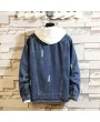 Autumn and Winter Men's Casual Loose Denim Jacket